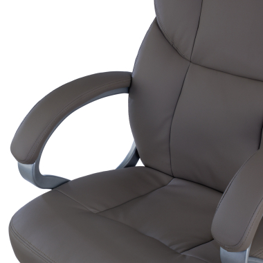 office chair gray kiel synthetic leather upholstered armrests 8
