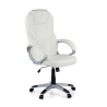 Kiel Desk Chair, upholstered arms, faux leather