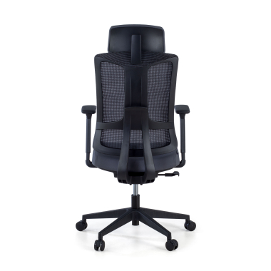 ergonomic chair gray black frame mesh 3d adjustable armrests lumbar support headrest 6