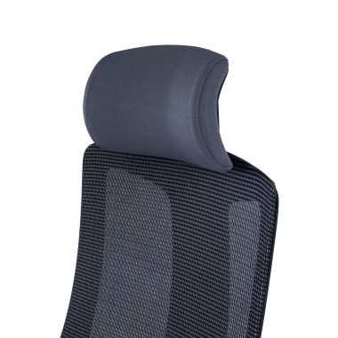 ergonomic chair gray black frame mesh 3d adjustable armrests lumbar support headrest 8