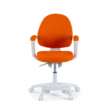 junior chair orange mickey fabric fixed armrests 4
