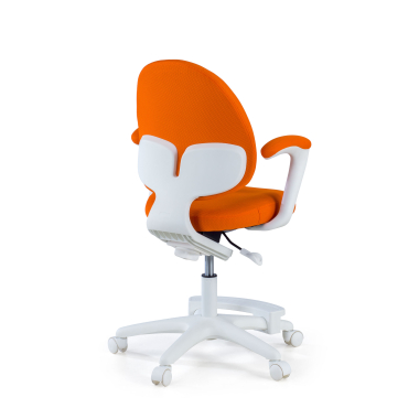 junior chair orange mickey fabric fixed armrests 5