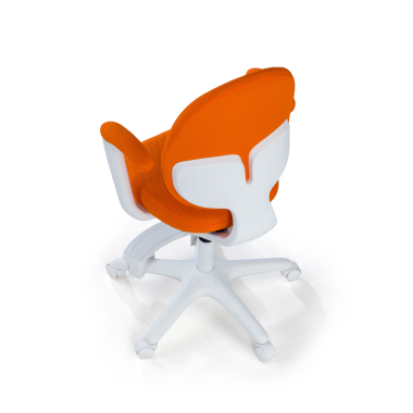 junior chair orange mickey fabric fixed armrests 7