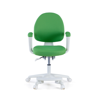 junior chair green mickey fabric fixed armrests 4