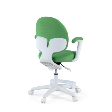junior chair green mickey fabric fixed armrests 5
