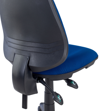 office chair blue without arms fabric no armrests 9