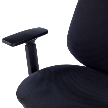 office chair black with arms fabric 1d adjustable armrests 3