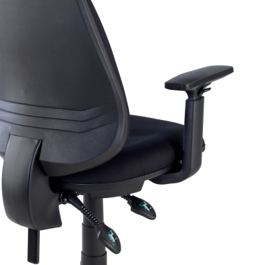 office chair black with arms fabric 1d adjustable armrests 6