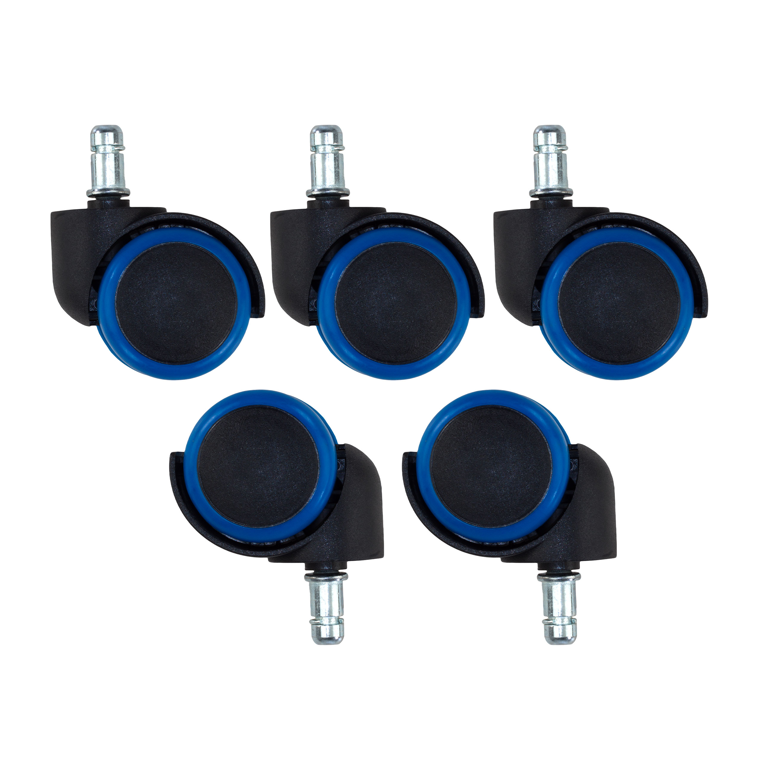 Gaming wheel set 11x50mm, Rubber Coating