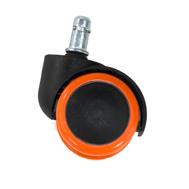 wheel for office chairs caster orange 11x50mm gaming 3