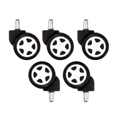 wheel for office chairs caster white 11x60mm gaming 1