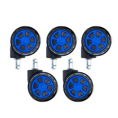 wheel for office chairs caster blue 60mm gaming 1