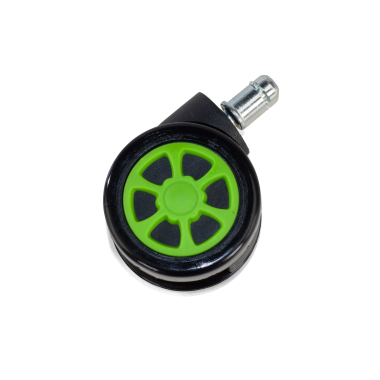 wheel for office chairs caster green 60mm gaming 3