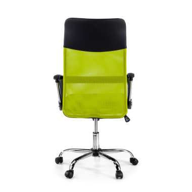 office chair green nova mesh fixed armrests 9