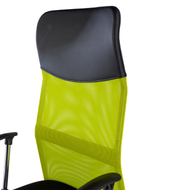office chair green nova mesh fixed armrests 5