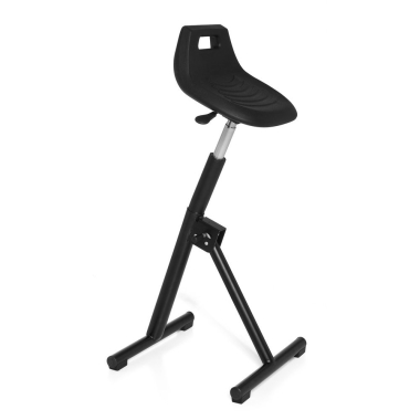 work and laboratory stool black work 19 plastic no armrests 4