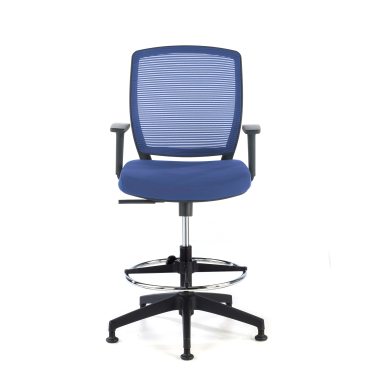 office stool blue stool mesh 1d adjustable armrests 3