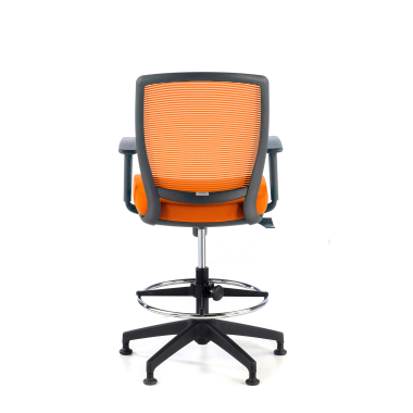 office stool orange stool mesh 1d adjustable armrests 6