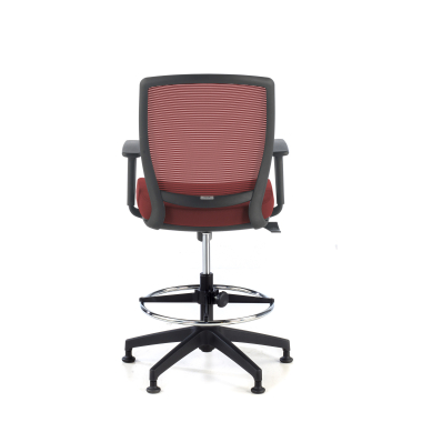 office stool red stool mesh 1d adjustable armrests 6