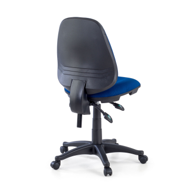 office chair blue without arms fabric no armrests 6
