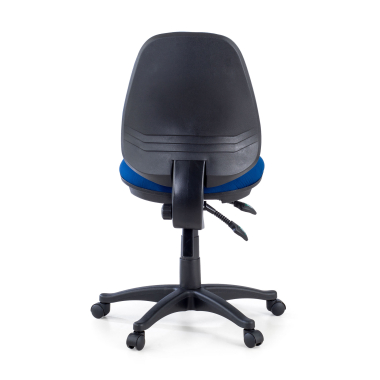 office chair blue without arms fabric no armrests 7