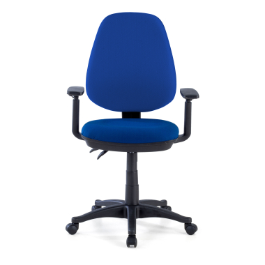 office chair blue with arms fabric 1d adjustable armrests 8