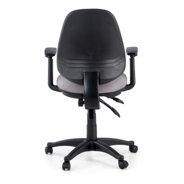 office chair gray with arms fabric 1d adjustable armrests 8