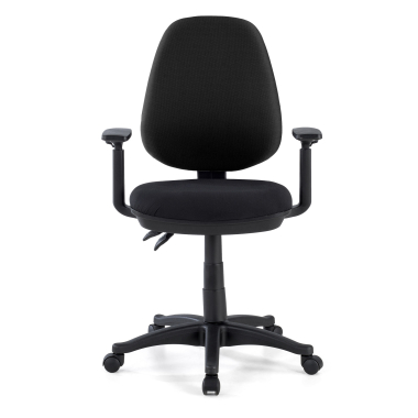 office chair black with arms fabric 1d adjustable armrests 10