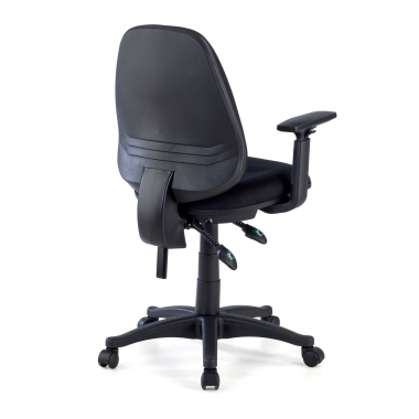 office chair black with arms fabric 1d adjustable armrests 7