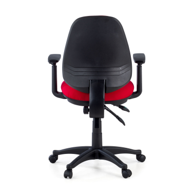 office chair red with arms fabric 1d adjustable armrests 8