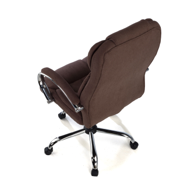 office chair brown upholstery fabric upholstered armrests 7