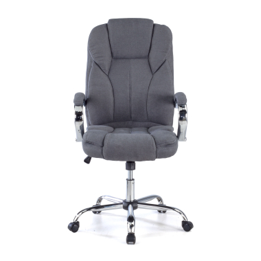office chair gray upholstery fabric upholstered armrests 3