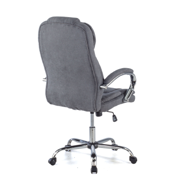 office chair gray upholstery fabric upholstered armrests 5