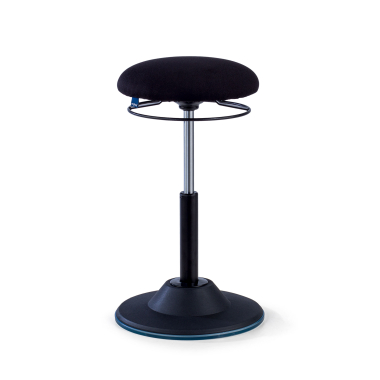office stool black move fabric no armrests 1