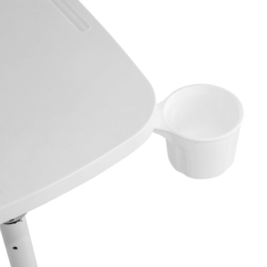chair with writing tablet white step plastic movable armrests 8