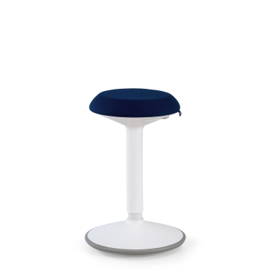 office stool white blue activepro fabric no armrests 4