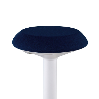office stool white blue activepro fabric no armrests 6