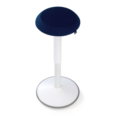 office stool white blue activepro fabric no armrests 9