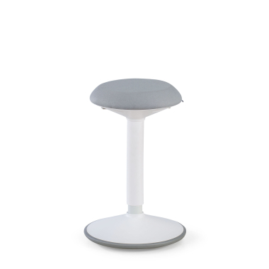 office stool white grey activepro fabric no armrests 4