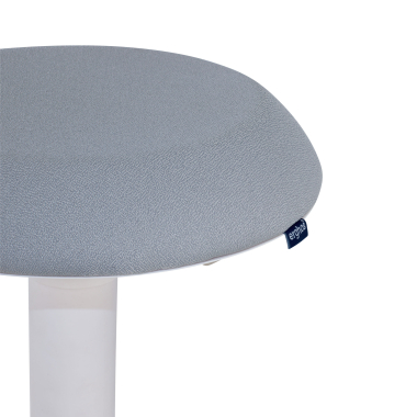 office stool white grey activepro fabric no armrests 5