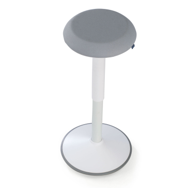 office stool white grey activepro fabric no armrests 7