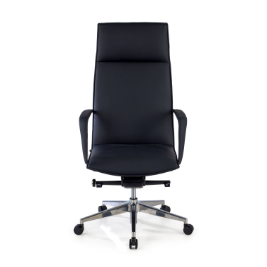 office chair black hamilton synthetic leather fixed armrests 3