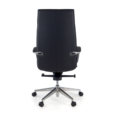 office chair black hamilton synthetic leather fixed armrests 7