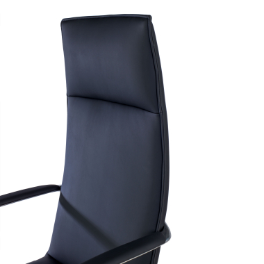 office chair black hamilton synthetic leather fixed armrests 10