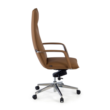office chair beige hamilton synthetic leather fixed armrests 4