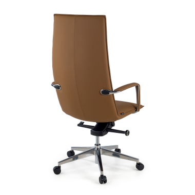office chair beige hamilton synthetic leather fixed armrests 6