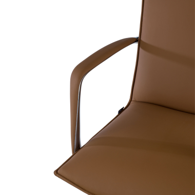 office chair beige hamilton synthetic leather fixed armrests 9