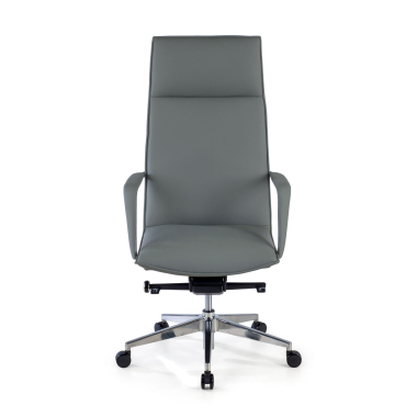 office chair gray hamilton synthetic leather fixed armrests 3