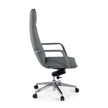 office chair gray hamilton synthetic leather fixed armrests 4