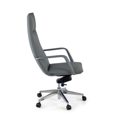 office chair gray hamilton synthetic leather fixed armrests 5